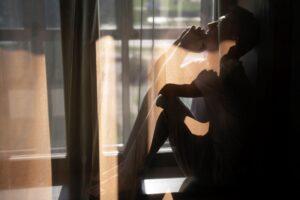 a photo of a man who is hurting and getting closure from unexpected death