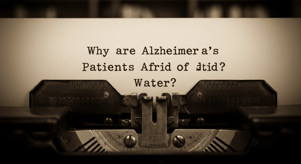 Alzheimer's Patients Afraid of Water