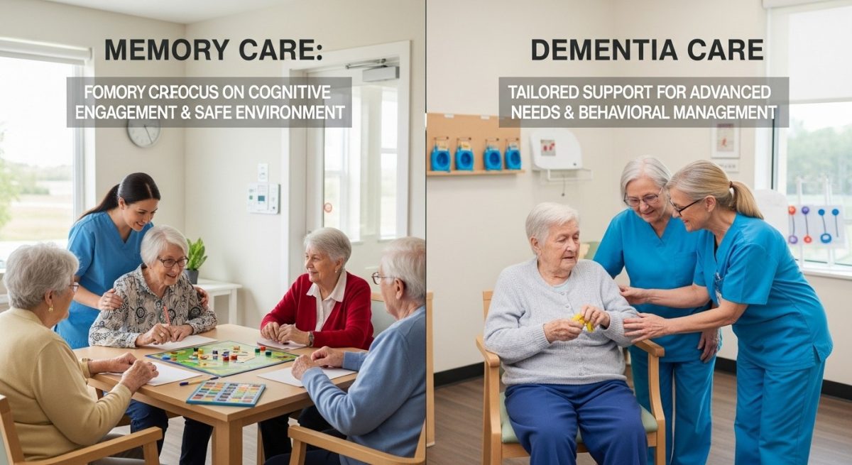 What Is the Difference Between Memory Care and Dementia Care ...