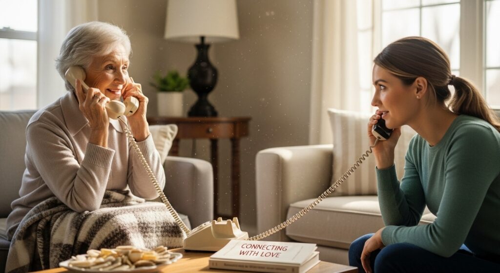 how to talk to someone with dementia on the phone