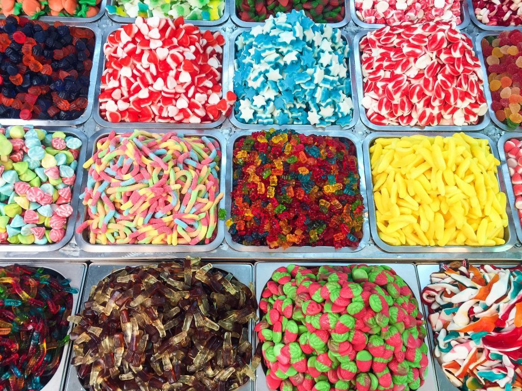 Colorful candy treats, showcasing homemade candy for birthdays that bring joy.