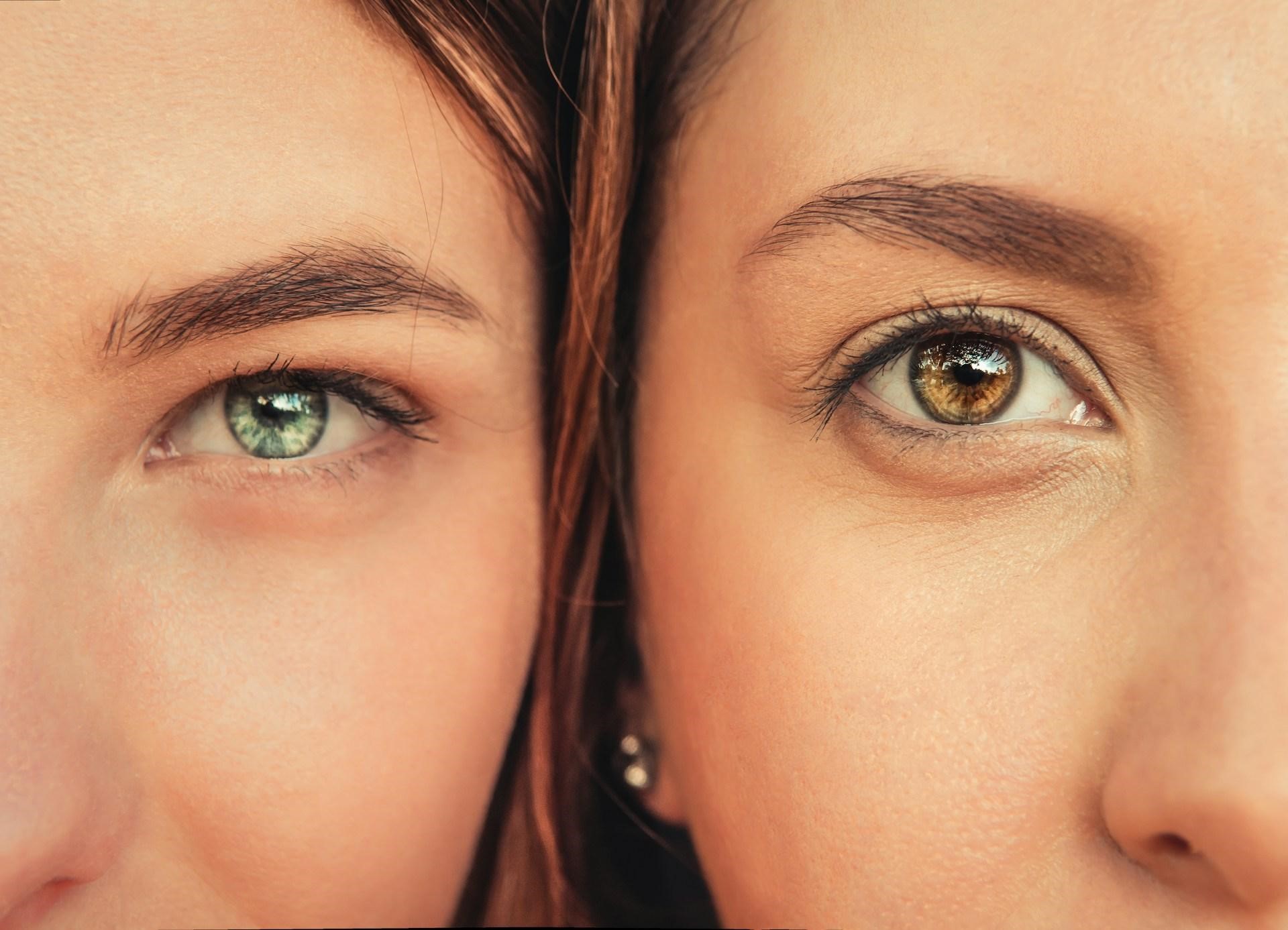 Two women with different eyes, symbolizing the comparison between caregiver vs home health aide.